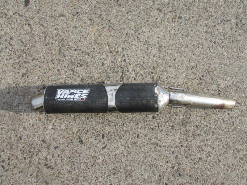 2001 yzf600 yzf 600 vance hines exhaust pipe muffler can