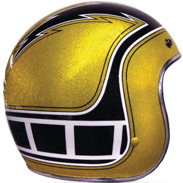 Bell custom 500 hurricane helmet gold x-small xs 2013 new