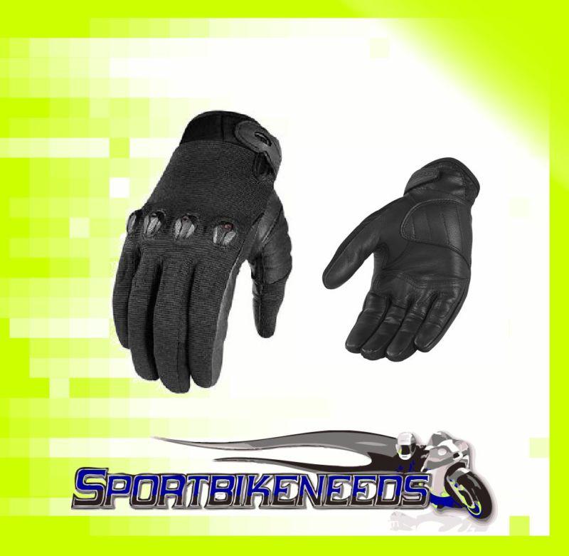 Icon women's sub stealth gloves black small s sm
