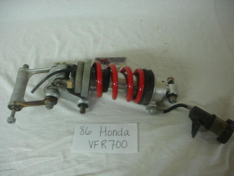 86-87 honda vfr-700 rear shock complete with linkage. good used oem