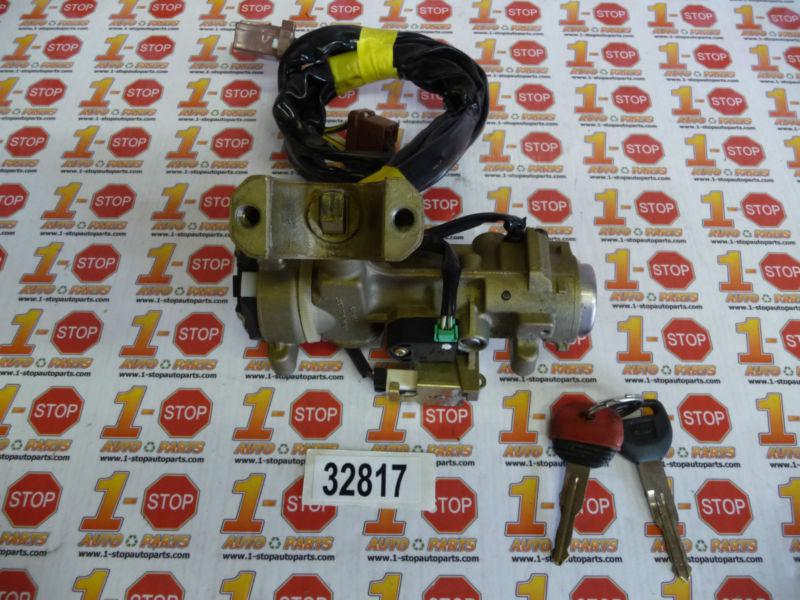 96 97 98 99 00 honda civic ignition switch assembly w/ key & wire harness oem