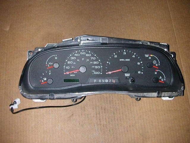 2003 ford f-250 truck - instrument cluster - gasoline engine & automatic 