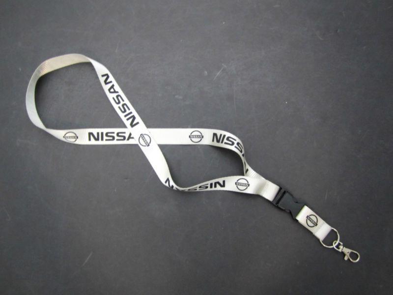 Nissan jdm nismo silver-white lanyard  cell phone key chain strap quick release