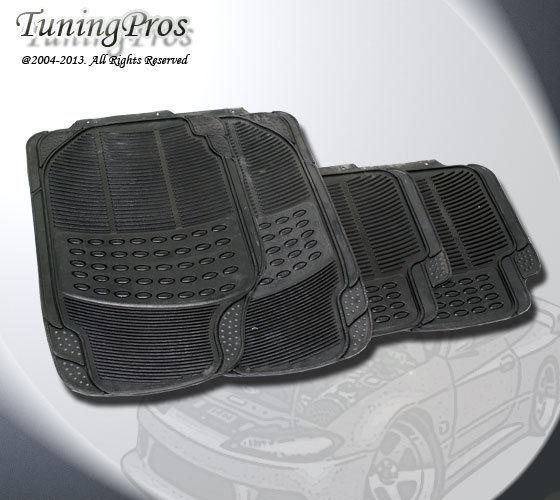 4pcs set heavy duty washable trimable floor mat for full size vehicle code s101