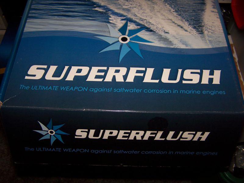 Superflush engine flushing system, for al v-6 and v-8 engines