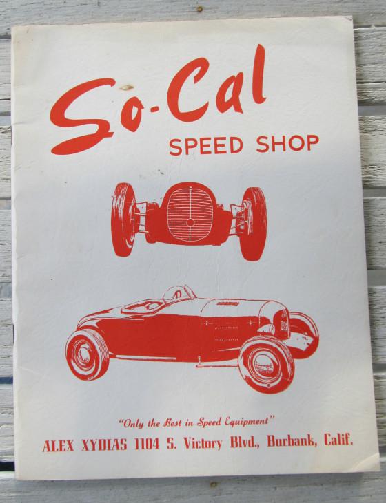 Original 1950 so-cal speed shop alex xydias catalog flathead hemi chevrolet v8