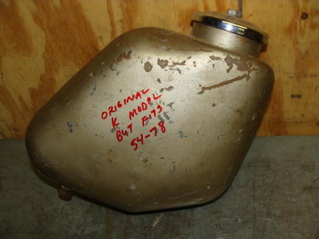 1952 harley model k kh khk kr khw sportster oil kidney tank oem original