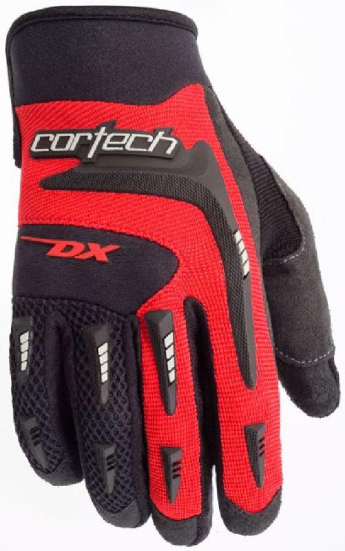 Cortech dx 2 red small textile youth motorcycle dirt bike gloves sml sm s