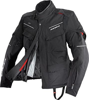 New spidi venture adult waterproof jacket, black, large/lg
