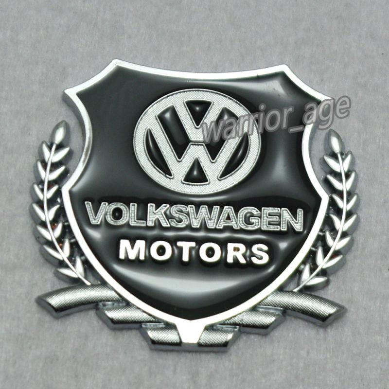 Silver door side vip metal badge emblem decal logo sticker for vw jetta passat