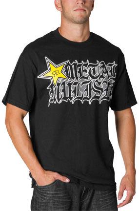 Msr metal mulisha historic black small t-shirt msr casual tee shirt sml sm