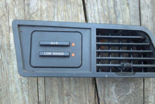 Ford ranger bronco ii 4x4 dash hi low switch and vent 1989-1994