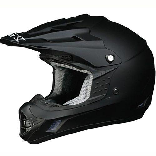 Afx fx-17y solid youth mx helmet flat black