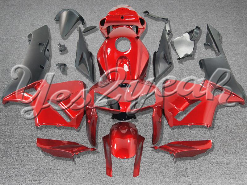 Injection molded fit 2005 2006 cbr600rr 05 06 red black fairing zn731