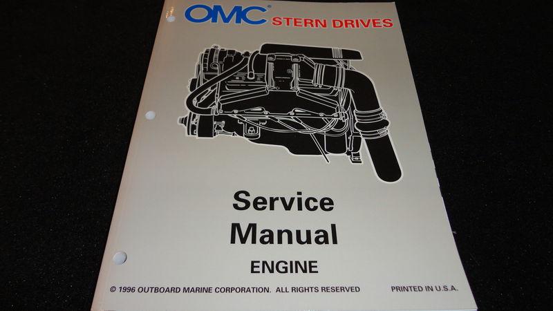 Used 1997 omc stern drives service manual engine #507282 boat repair