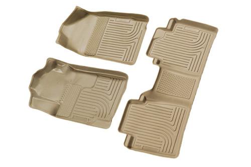 Husky liners 98513 07-11 toyota camry tan custom floor mats 1st, 2nd row