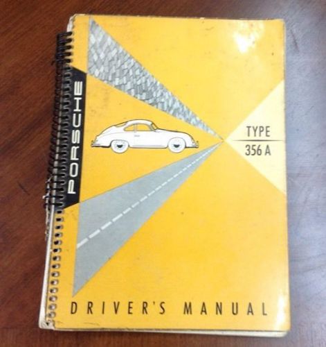 Vintage porsche 356 a drivers manual 1957