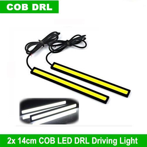 14cm car cob led drl driving strip daylight running safety fog light for honda