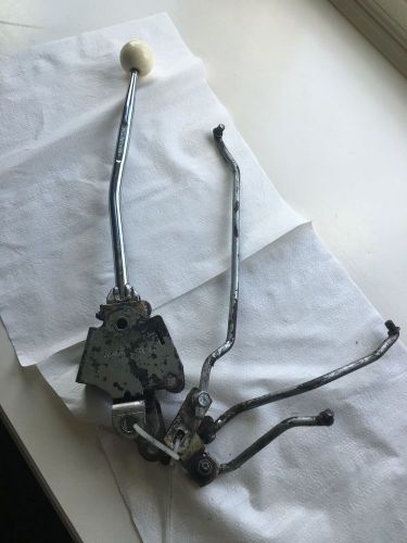 1965 gto hurst competition plus shifter and linkage rods (original parts)