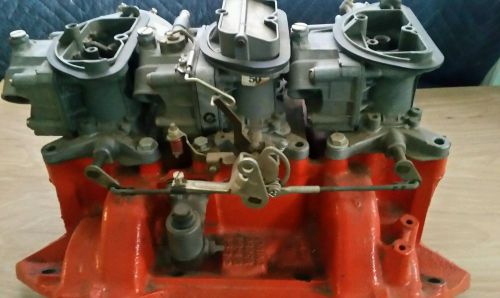 Late 60&#039;s early70&#039;s mopar 440 six pack intake manifold carbs dodge plymouth