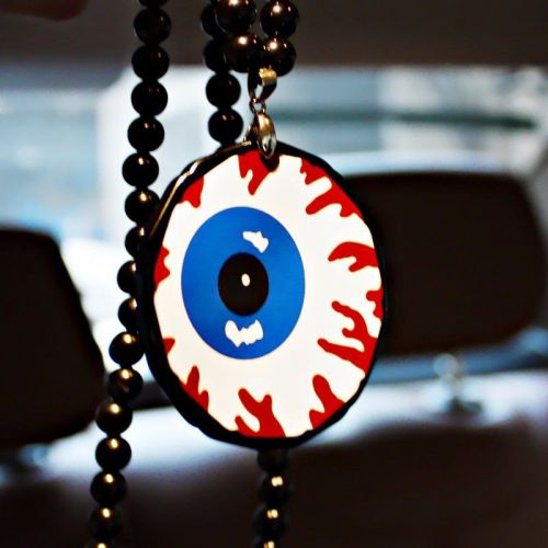 Ho mishka eye ball 3d car auto rearview interior pendant ornament hanging charm