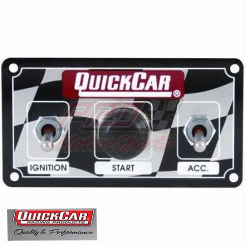 QuickCar Racing Ignition Switch Panel  2 Toggles1 Momentary Push Button 50-020, US $64.99, image 1