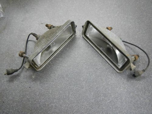 63 64 buick riviera back up light housings pair reverse lights by license plate