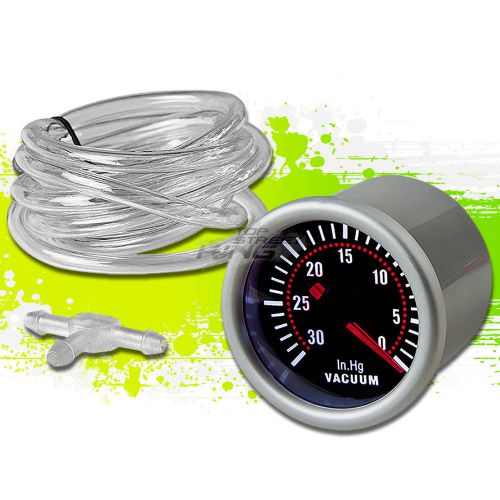 Universal 2&#034; tinted racing vacuum pressure ratio gauge meter psi sweep led