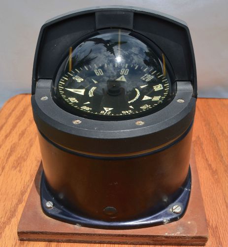 Vintage ritchie helmsman powerdamp compass deck mount hd-74