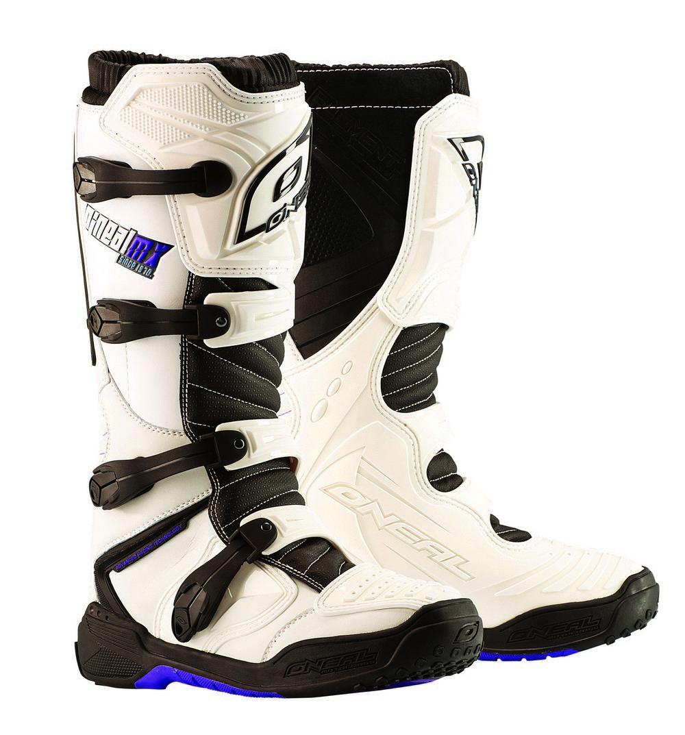O'neal element mx motocross dirt boots white