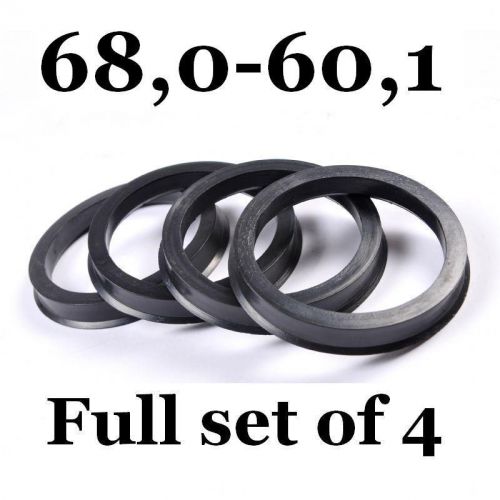 Spigot rings 68.0mm - 60.1mm 68,0- 60,1 / hub centric rings full set of 4 four