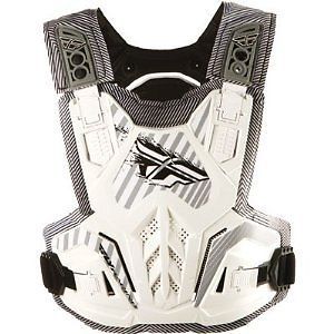 Fly racing youth pivotal roost guard  white