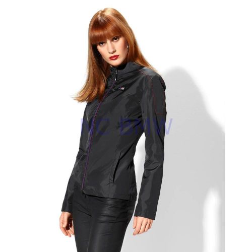 Bmw genuine logo oem factory ladies&#039; womens m nylon jacket / black m medium