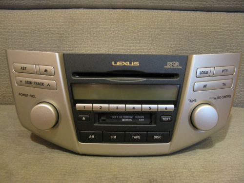 86120-48230 lexus rx cd radio tuner oem