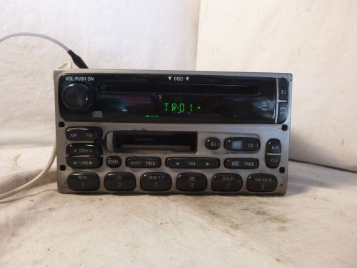 01 02 ford explorer sport trac radio cd cassette player 1l2f-18c868-ga  eg438
