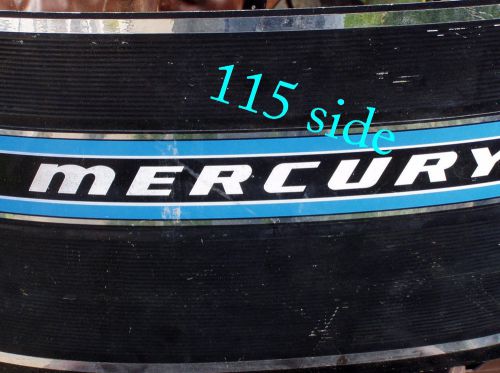 Mercury outboard 115 hp 6 cyl  hood cover wrap cowl