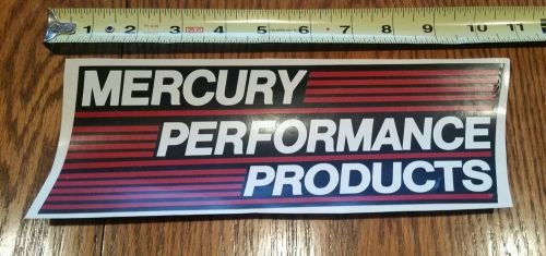 Vintage mercury racing decal performance products cigarette superboat race boat