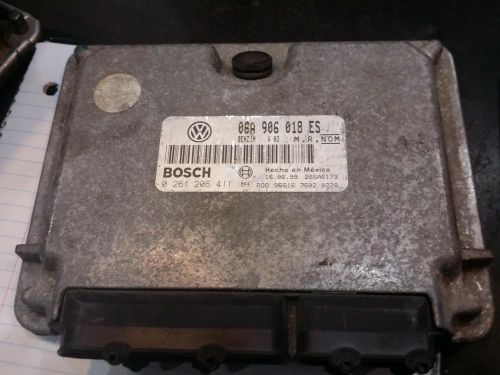 Volkswagen jetta engine brain box electronic control module; 2.0l, calif emiss