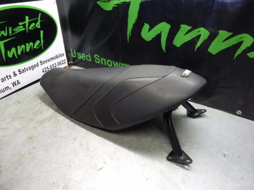 Black polaris dragon seat with rsi gripper cover and support 2007-2012 assault