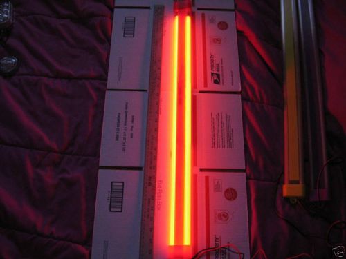 28&#034;red~neon~cold cathode~light~ground effect~hood?$98+