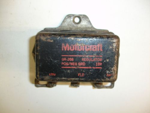 Used voltage regulator motorcraft gr-268