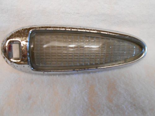 1939-40 packard interior light bezel- with frosted glass lens