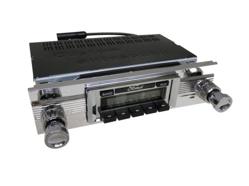 1959 ford car radio ipod xm mp3 200 watt aux custom autosound 230