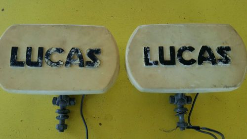 Lucas fog lights 1968 shelby gt350 gt500 with original covers oem italian parts