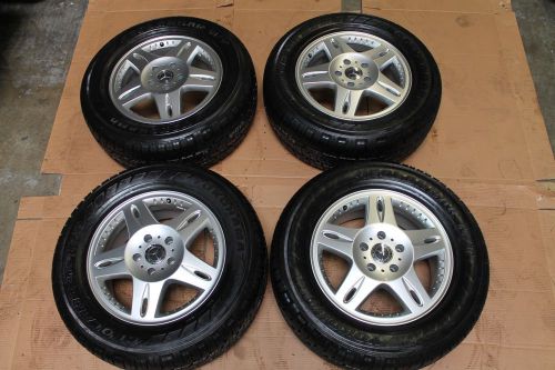 2002-2005 mercedes-benz g500 oem wheels with tires