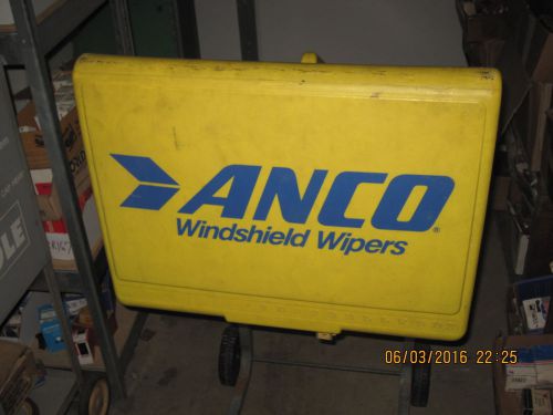 Anco plastic rolling display cart for wiper blades