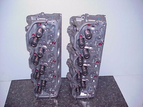 Chevy nascar r07 ported aluminum heads w/ titanium valves &amp; psi springs spintron