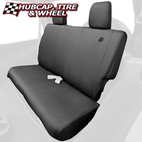 Bestop rear seat cover fits oe seats jeep wrangler 07-16 2dr/4dr black 29282-35