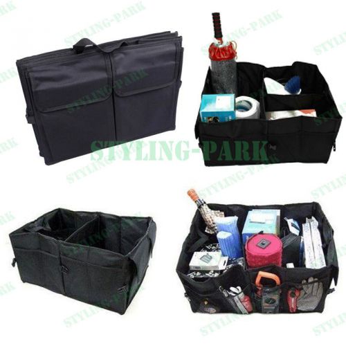Car trunk cargo organizer collapsible bag storage folding pocket box case holder