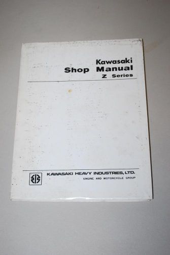 Oem kawasaki z 900 series factory repair shop manual in great condition book